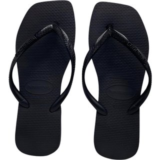 Chinelo Havaianas Slim Branco Bico Quadrado