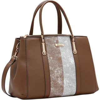 Bolsa Feminina Chenson Mix De Texturas 3485268 Café