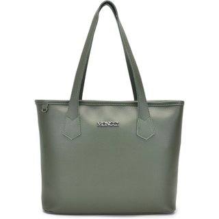 Bolsa feminina Moncci Saco Fechamento De Zíper Verde Militar