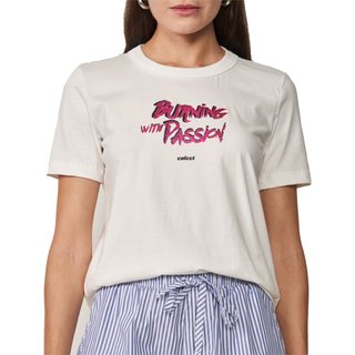 Camiseta Colcci Burning Ve25 Off White Feminino