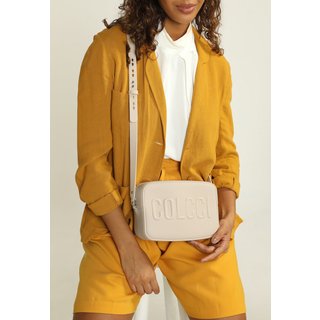 Bolsa Colcci Logo Bege