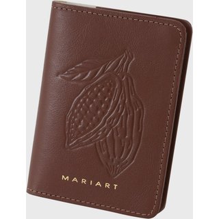 Carteira Couro Mariart Fauna Marrom Cacau