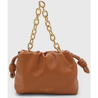 Bolsa Feminina Luiza Barcelos Alça Corrente Caramelo