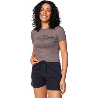 Blusa Feminina Baby Tee Mormaii Estampa Frontal Cinza