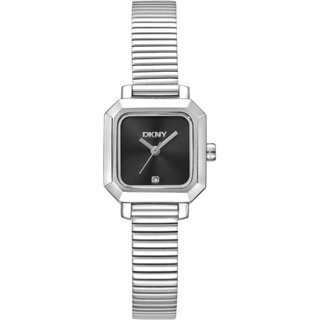 Relógio Feminino DKNY Ellington Prata Mostrador Preto Donna Karan Donna Karan