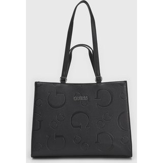 Bolsa Feminina Guess Grande Monograma Preta