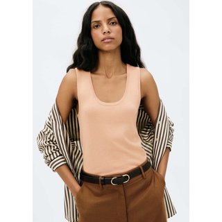 Regata Feminina Slim Decote U Em Tricô De Viscose Hering