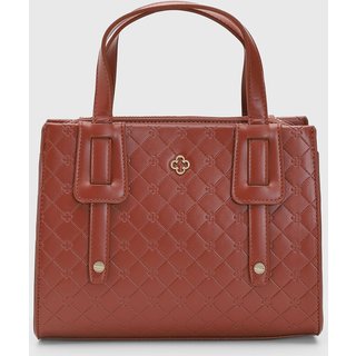 Bolsa Grande Capodarte Matelassê Camel