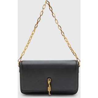 Bolsa Feminina Santa Lolla Média Corrente Preta