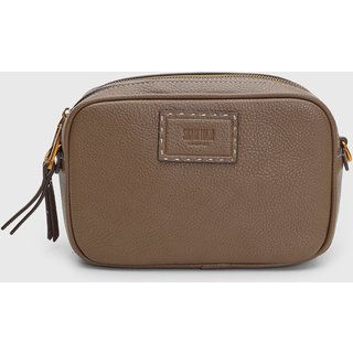 Bolsa Média Santa Lolla Acabamento Texturizado Marrom