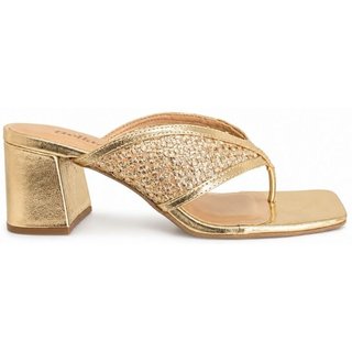 Tamanco Bellaze Dourado