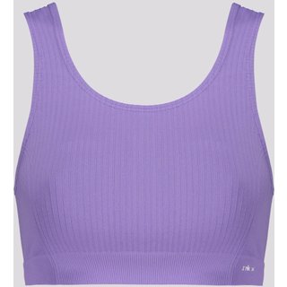 Top Canelado Selene Sem Costura Feminino Lilás