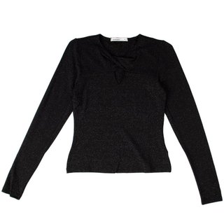 Blusa Endless Feminina Rovitex Manga Longa com Strass Preto