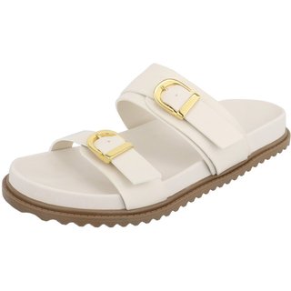 Papete Fivela Confort Anatomica Rasteira Verão Agnes Veronez Off White