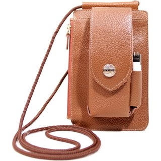 Bolsa Transversal Cigarreira em Couro Artlux 9057 - CARAMELO