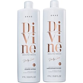 Kit Braé Divine Anti-Frizz Salon (2 Produtos)
