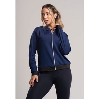 Casaco MVB Modas Jaqueta Bomber Suplex Azul Marinho