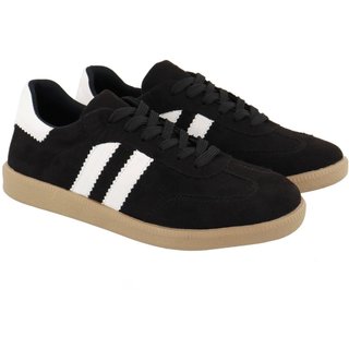 Tênis Feminino Casual Retro Lançamento Preto Kuento Shoes