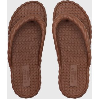 Chinelo Feminino Brizza Arezzo Dedo Trançado Marrom