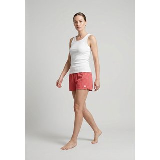 Conjunto Pijama Curto Feminino Hering Listrado Branco
