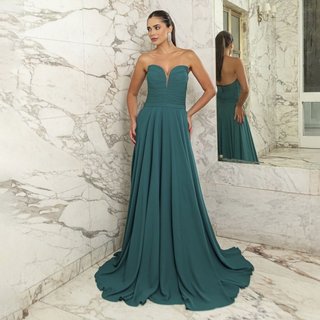 Vestido De Festa Auston Trinity Verde