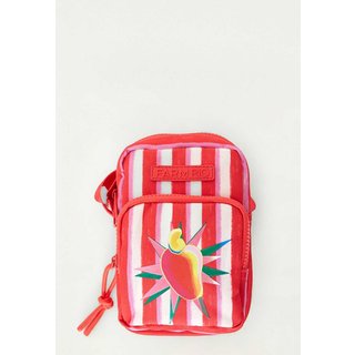 Bolsa Feminina FARM Da Gema Listra Vermelha