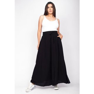 Saia Longa Amazonia Vital Viscose Preto