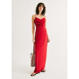 Vestido Longo Evasê Em Viscolinho Hering