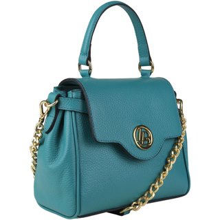 Bolsa feminina em couro Linea Bella 5224 Verde