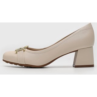 Scarpin Feminino Modare Fivela Off-White