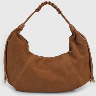 Bolsa Grande Luiza Barcelos Alça Trançada Marrom