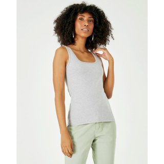 Blusa Básica Feminina Decote U Em Cotton Conforto