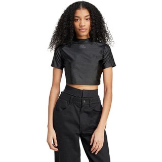 Camiseta baby look Teamgeist Adicolor adidas Originals Preto