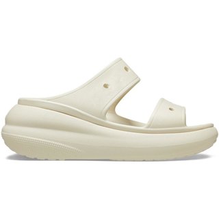 Sandália Crocs Classic Crush Platform Sandal Bone Bege