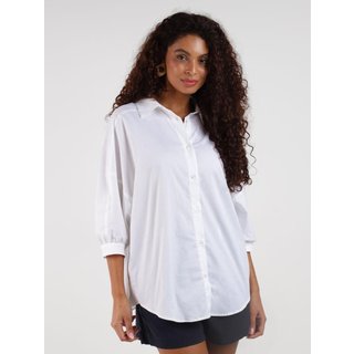 Camisa Tricoline Manga Ampla Autentique Feminina OFF WHITE