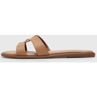 Rasteira Feminina Colcci Tiras Largas Caramelo