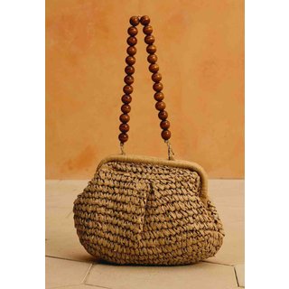 Bolsa Trama Alça Bolas Off-white