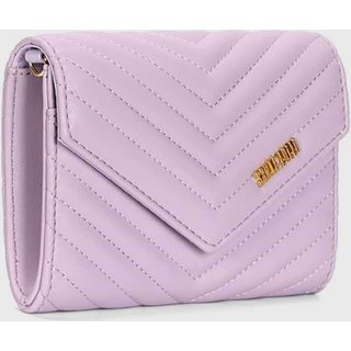 Carteira Feminina Santa Lolla Matelassê Chevron Lavanda