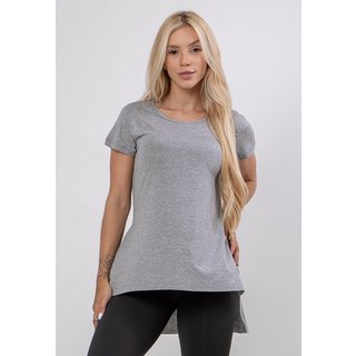 Blusa Diluxo Sobre Legging Cinza