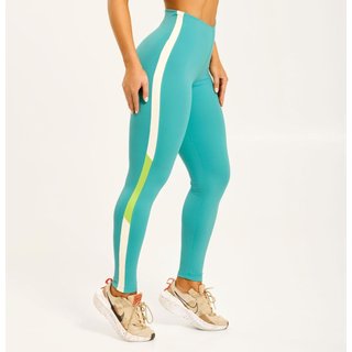 Legging Crash Azul Piscine Poliamida Donna Carioca