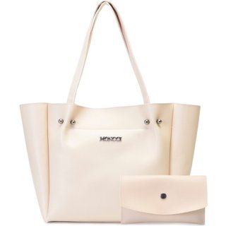 Bolsa Feminina Ombro e carteira Moncci Marfim