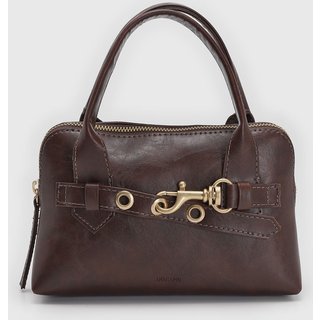Bolsa Tiracolo Feminina Anacapri Alça Dupla Marrom