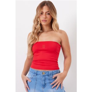 Top Sem Alça You Poliamida Planet Girls Vermelho