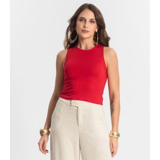 Regata De Viscotorcion Básica Feminina Endless Vermelho
