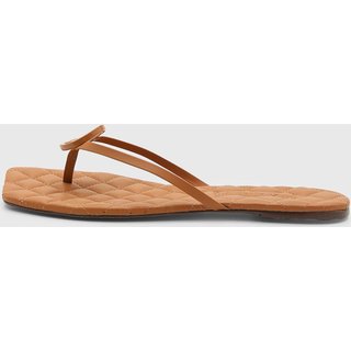 Rasteira Feminino Capodarte Aberta Tiras Finas Caramelo