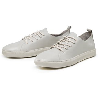 Tenis Feminino de Couro Cano Baixo Sem Forro Muito Leve e Confortavel Ref.:1810 Off White