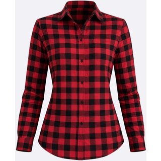 Camisa Feminina Xadrez Flanelada Manga Longa Crocker - 50402