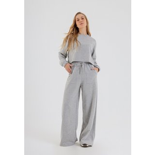Blusão Cropped Feminino Just Basic Cinza