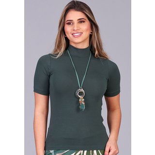 Blusa Cacharrel M/C Julia B’Bonnie Verde Musgo