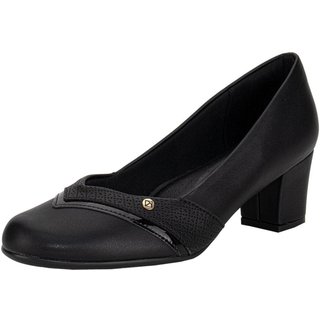 Sapato Feminino Salto Grosso Piccadilly 110186 A0080186 Preto